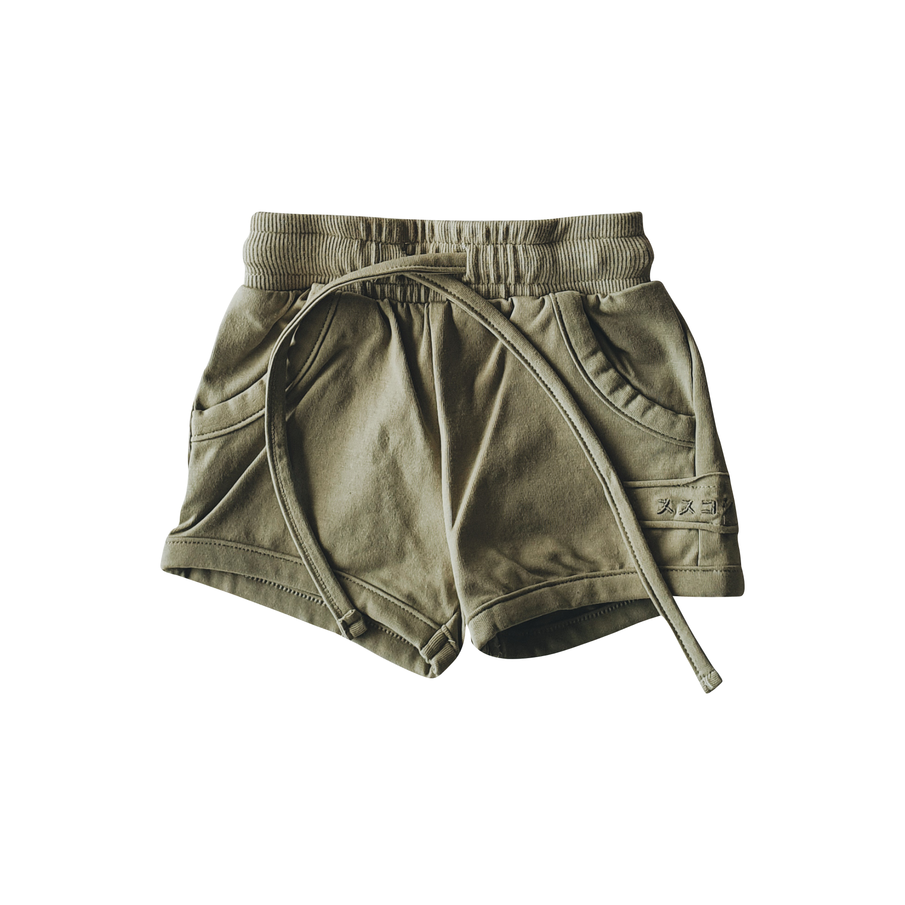 Organic Boxy Shorts (Sage)