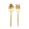 Ranya Salad Servers (Brass)