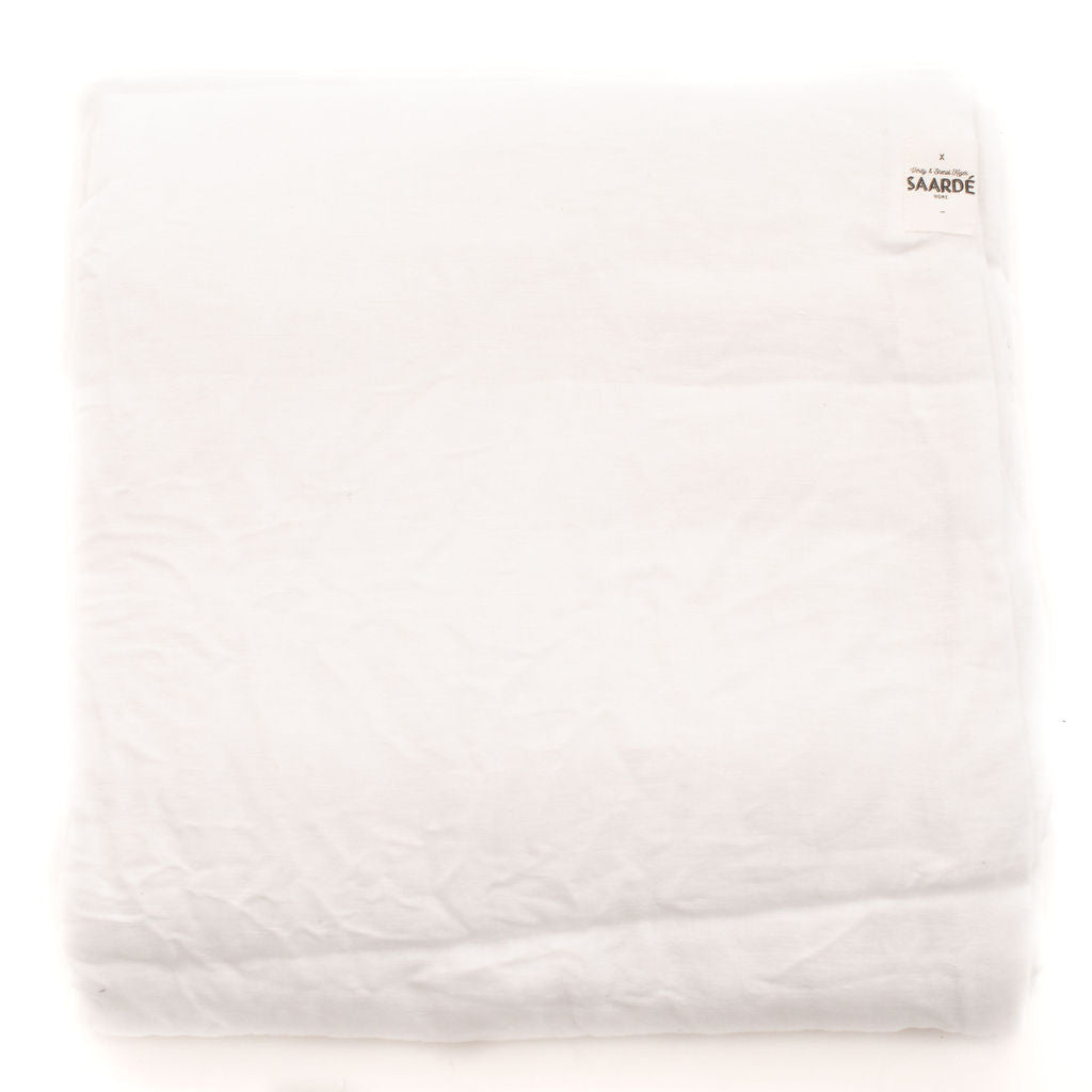 Linen Quilt Set In (White)