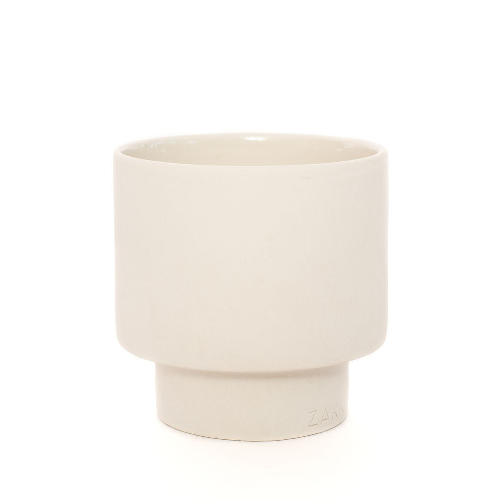 Podium Pot Medium (White & Black)