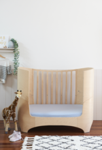 Fitted Cot Sheet (Blue)