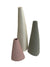 Bottle Vase (White, Pink, Light Grey)