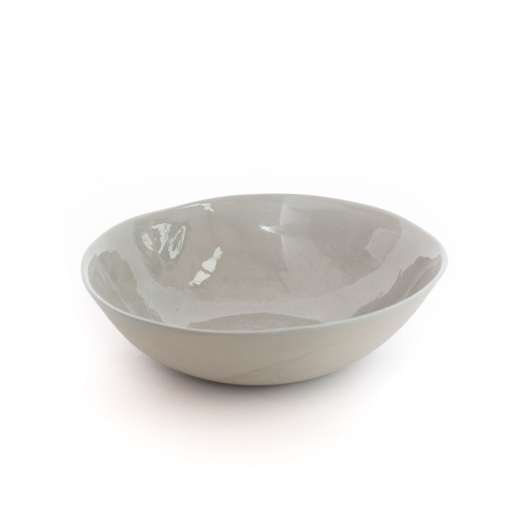Oval Bowl (Light Grey)