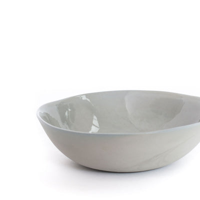Oval Bowl (Light Grey)