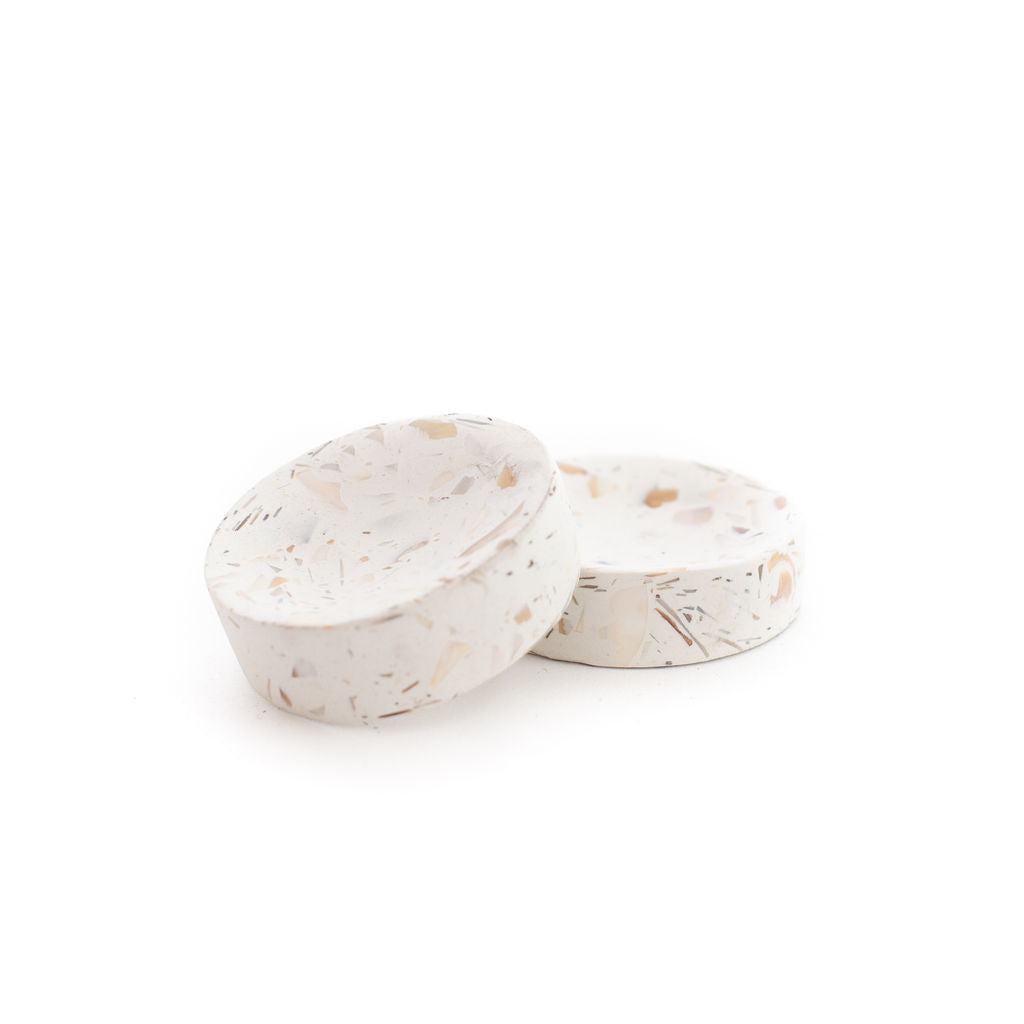 Terrazzo Dimple Tray (Sea Shell)