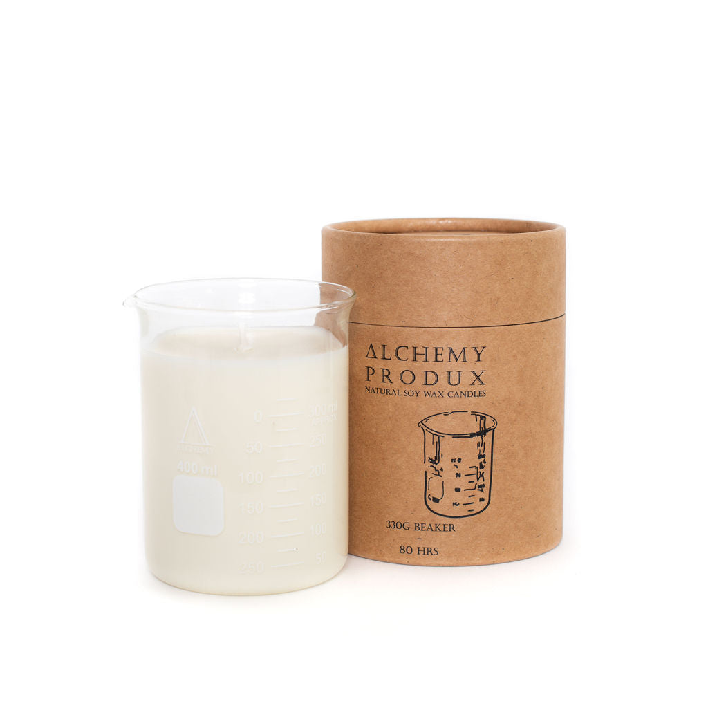 Clear Beaker Candle