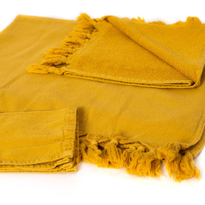 Vintage Wash Towels (Saffron)