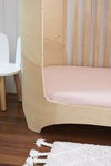 Fitted Cot Sheet (Pink)