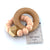 Hexa Teether with Beech Ring (Peach)