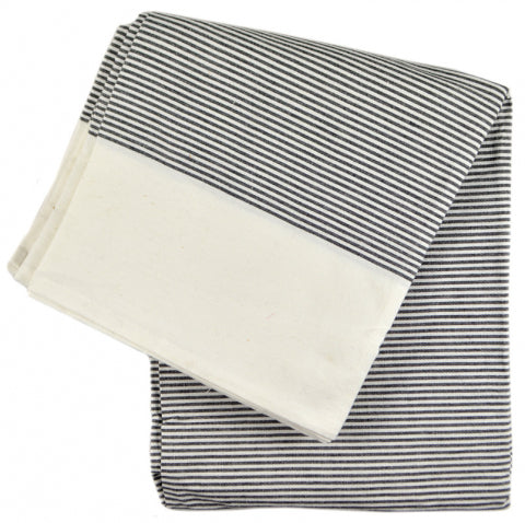 Pinstripe Tablecloth (White)