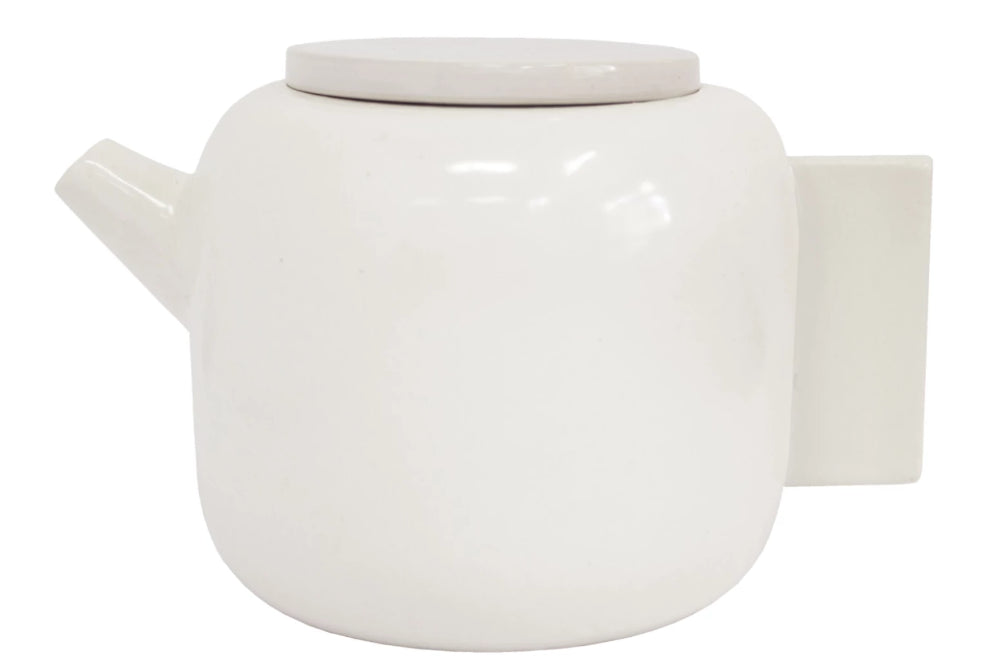 Tab Teapot (Medium White)