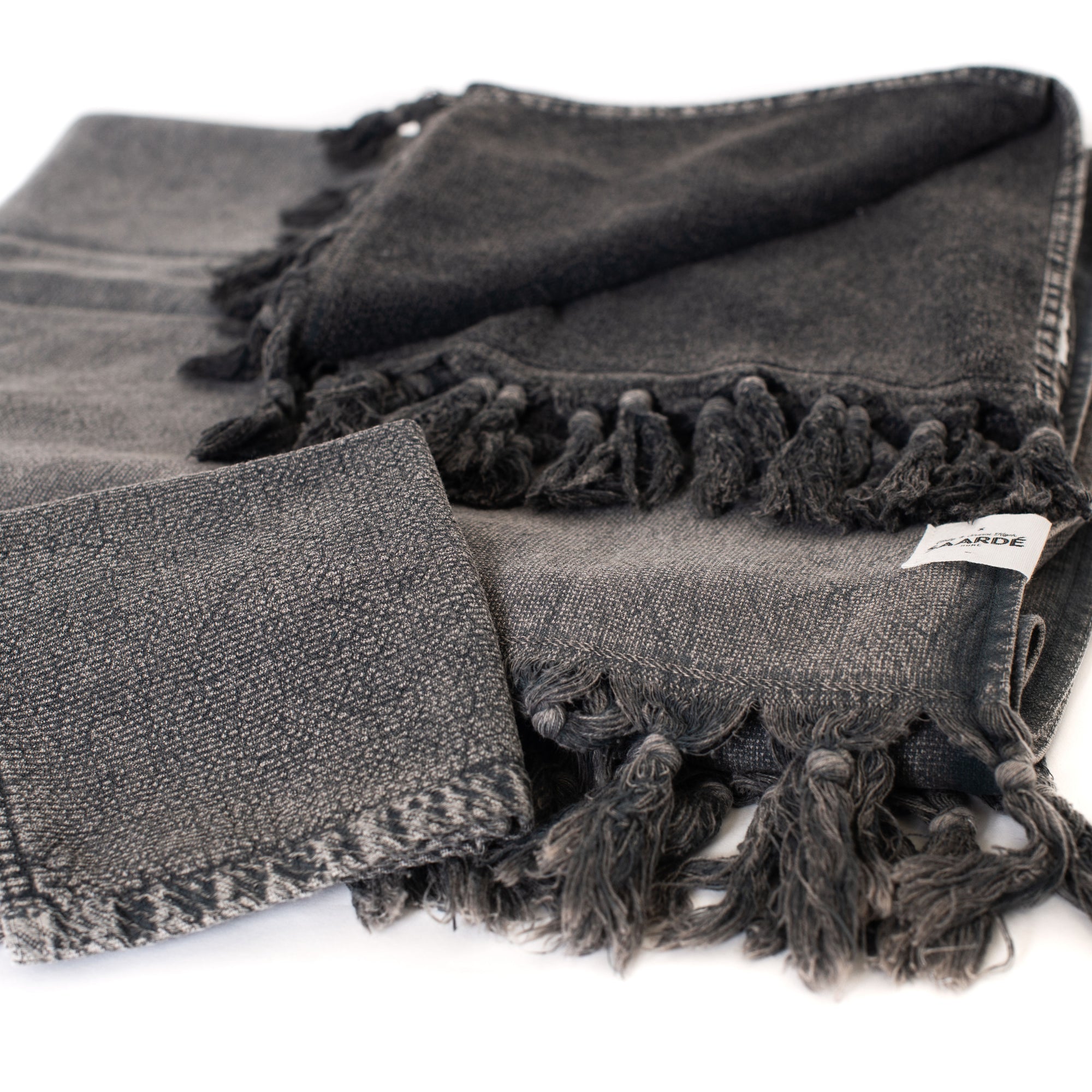 Vintage Wash Towels (Charcoal)