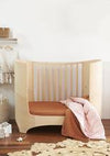 Fitted Cot Sheet (Clay)