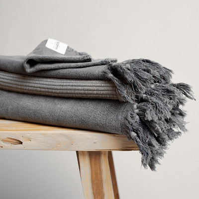 Vintage Wash Towels (Charcoal)